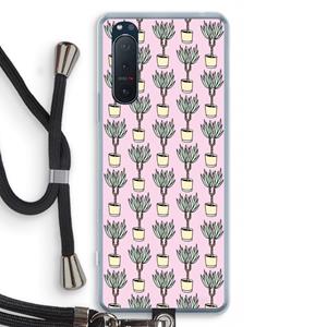 CaseCompany Boompje: Sony Xperia 5 II Transparant Hoesje met koord