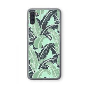 CaseCompany This Sh*t Is Bananas: Samsung Galaxy A11 Transparant Hoesje