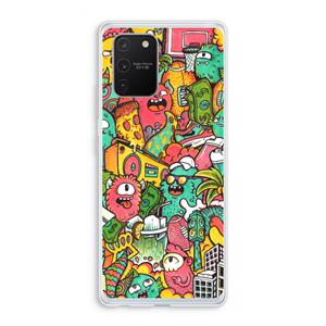 CaseCompany Vexx City: Samsung Galaxy S10 Lite Transparant Hoesje