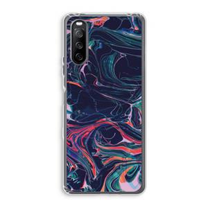 CaseCompany Light Years Beyond: Sony Xperia 10 III Transparant Hoesje