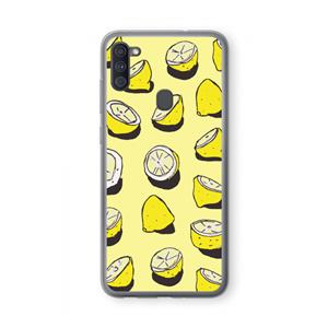 CaseCompany When Life Gives You Lemons...: Samsung Galaxy A11 Transparant Hoesje