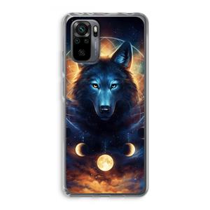 CaseCompany Wolf Dreamcatcher: Xiaomi Redmi Note 10 Pro Transparant Hoesje