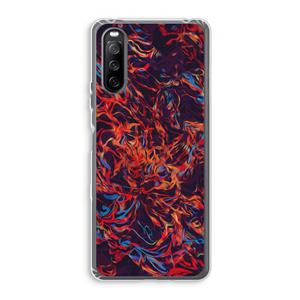CaseCompany Lucifer: Sony Xperia 10 III Transparant Hoesje