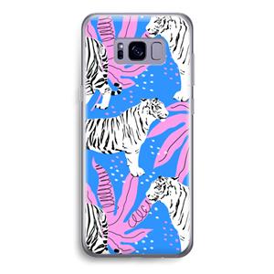 CaseCompany Tijger: Samsung Galaxy S8 Transparant Hoesje