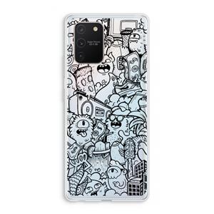 CaseCompany Vexx Black City : Samsung Galaxy S10 Lite Transparant Hoesje