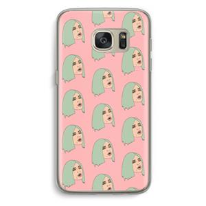 CaseCompany King Kylie: Samsung Galaxy S7 Transparant Hoesje