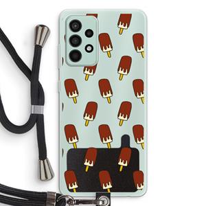CaseCompany Yummy: Samsung Galaxy A52s 5G Transparant Hoesje met koord