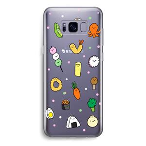 CaseCompany Happy bento friends: Samsung Galaxy S8 Transparant Hoesje