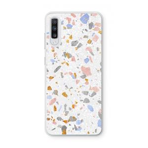 CaseCompany Terrazzo N°8: Samsung Galaxy A70 Transparant Hoesje
