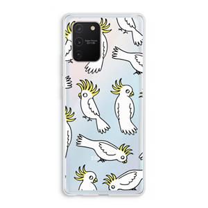 CaseCompany Papegaai: Samsung Galaxy S10 Lite Transparant Hoesje
