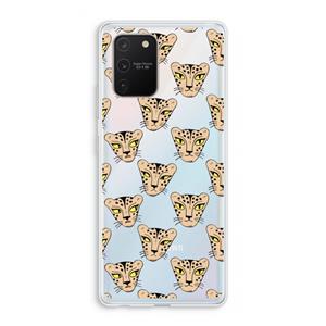 CaseCompany Tijger: Samsung Galaxy S10 Lite Transparant Hoesje