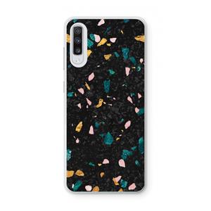 CaseCompany Terrazzo N°10: Samsung Galaxy A70 Transparant Hoesje
