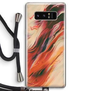 CaseCompany Forgotten Lands: Samsung Galaxy Note 8 Transparant Hoesje met koord