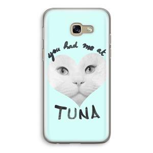 CaseCompany You had me at tuna: Samsung Galaxy A5 (2017) Transparant Hoesje