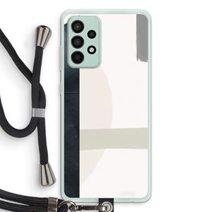 CaseCompany Baca: Samsung Galaxy A52s 5G Transparant Hoesje met koord