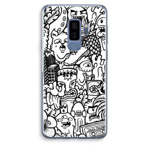 CaseCompany Vexx Mixtape #2: Samsung Galaxy S9 Plus Transparant Hoesje