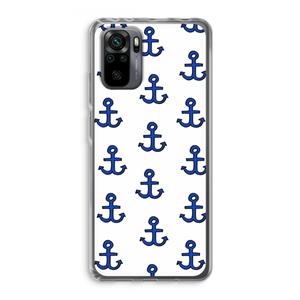 CaseCompany Ankers: Xiaomi Redmi Note 10 Pro Transparant Hoesje