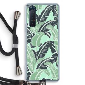CaseCompany This Sh*t Is Bananas: Sony Xperia 5 II Transparant Hoesje met koord