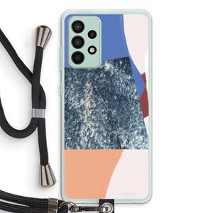 CaseCompany Billy: Samsung Galaxy A52s 5G Transparant Hoesje met koord