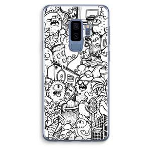 CaseCompany Vexx City #2: Samsung Galaxy S9 Plus Transparant Hoesje
