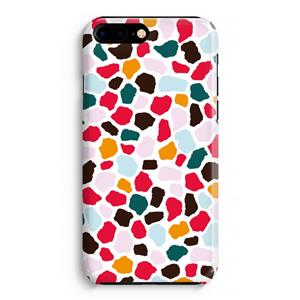 CaseCompany Colored Giraffe: Volledig Geprint iPhone 7 Plus Hoesje