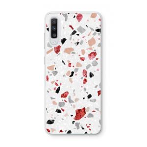 CaseCompany Terrazzo N°12: Samsung Galaxy A70 Transparant Hoesje