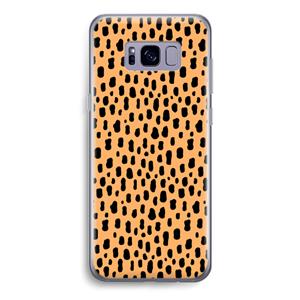 CaseCompany Panter: Samsung Galaxy S8 Transparant Hoesje
