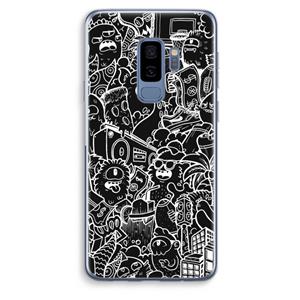 CaseCompany Vexx Black City : Samsung Galaxy S9 Plus Transparant Hoesje