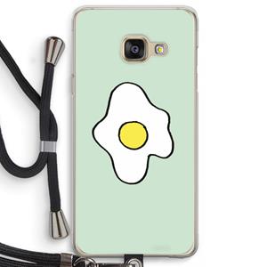 CaseCompany Spiegelei: Samsung Galaxy A3 (2016) Transparant Hoesje met koord