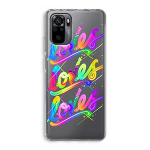 CaseCompany Loves: Xiaomi Redmi Note 10 Pro Transparant Hoesje