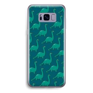 CaseCompany Diplodocus: Samsung Galaxy S8 Transparant Hoesje