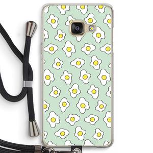 CaseCompany Spiegeleitjes: Samsung Galaxy A3 (2016) Transparant Hoesje met koord