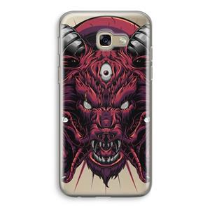 CaseCompany Hell Hound and Serpents: Samsung Galaxy A5 (2017) Transparant Hoesje