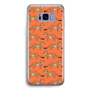 CaseCompany Cheetah: Samsung Galaxy S8 Transparant Hoesje