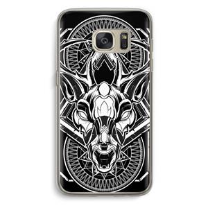 CaseCompany Oh Deer: Samsung Galaxy S7 Transparant Hoesje