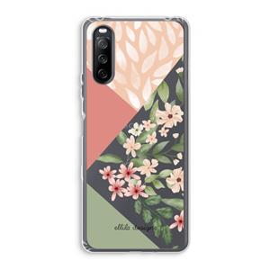 CaseCompany Sweet heaven geometrics: Sony Xperia 10 III Transparant Hoesje