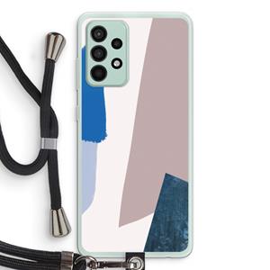 CaseCompany Lapis: Samsung Galaxy A52s 5G Transparant Hoesje met koord
