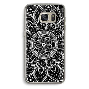 CaseCompany Roses Are Red: Samsung Galaxy S7 Transparant Hoesje