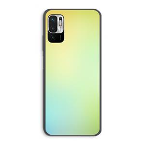 CaseCompany Minty mist pastel: Xiaomi Redmi Note 10 5G Transparant Hoesje