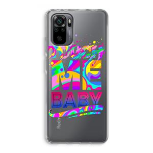CaseCompany Touch Me: Xiaomi Redmi Note 10 Pro Transparant Hoesje