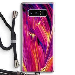 CaseCompany Phoenix: Samsung Galaxy Note 8 Transparant Hoesje met koord