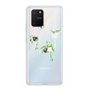 CaseCompany Hang In There: Samsung Galaxy S10 Lite Transparant Hoesje