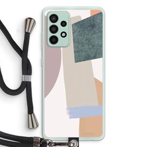 CaseCompany Lindo: Samsung Galaxy A52s 5G Transparant Hoesje met koord