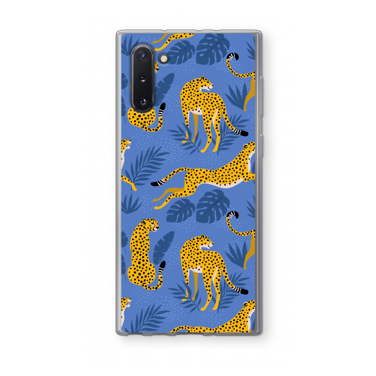 CaseCompany Luipaard: Samsung Galaxy Note 10 Transparant Hoesje