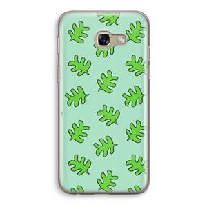 CaseCompany Groene blaadjes: Samsung Galaxy A5 (2017) Transparant Hoesje