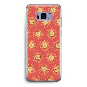 CaseCompany Zon: Samsung Galaxy S8 Transparant Hoesje