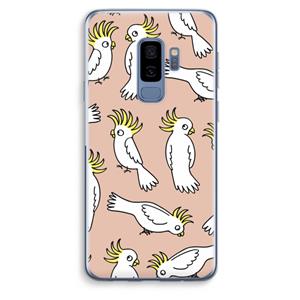 CaseCompany Papegaai: Samsung Galaxy S9 Plus Transparant Hoesje