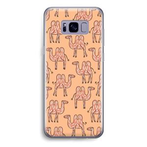 CaseCompany Kameel: Samsung Galaxy S8 Transparant Hoesje