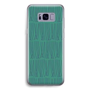 CaseCompany Swirls: Samsung Galaxy S8 Transparant Hoesje