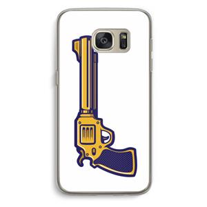 CaseCompany Pew Pew Pew: Samsung Galaxy S7 Transparant Hoesje